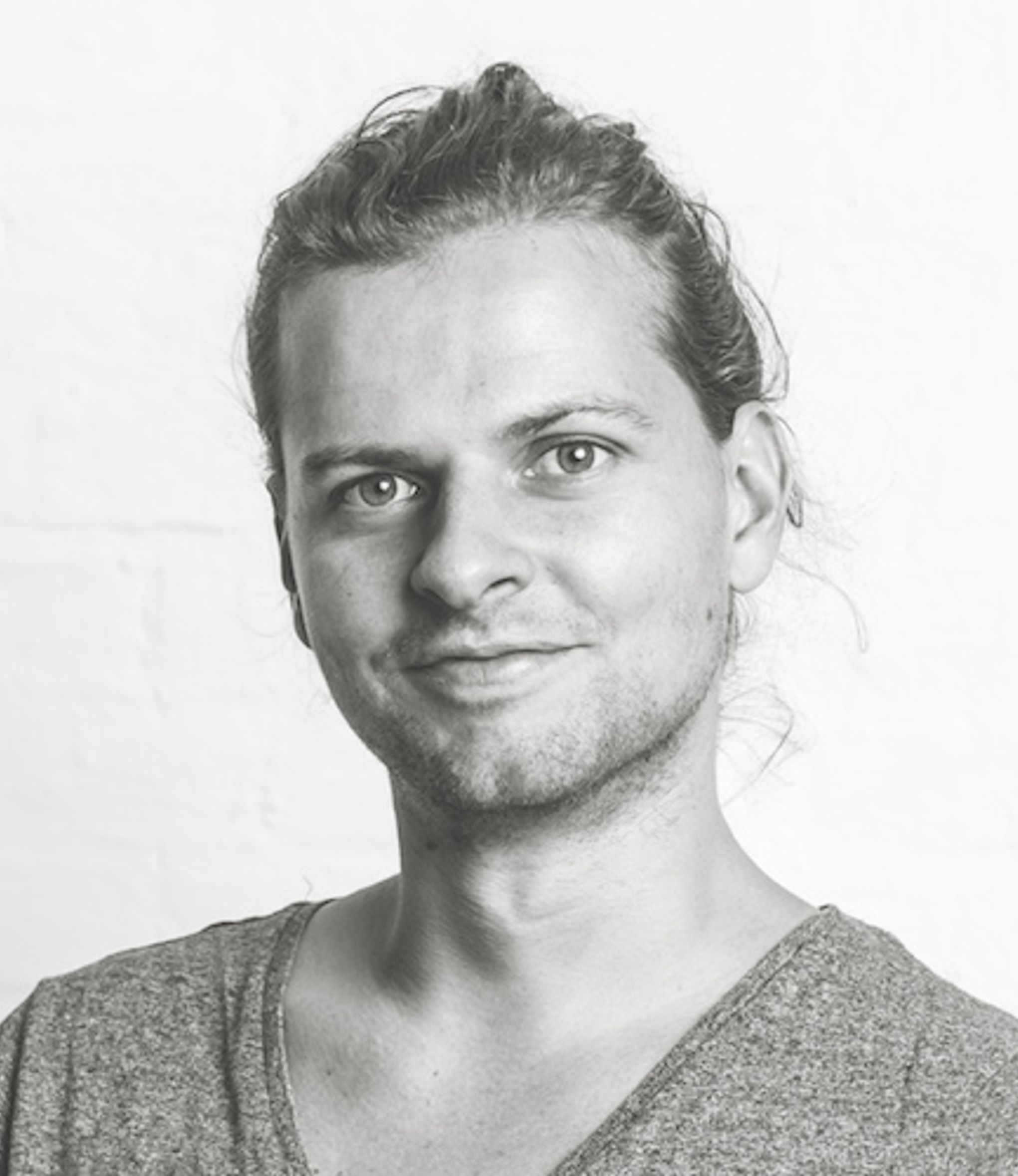 Co-founder and design lead, David v.Buseck, smiling