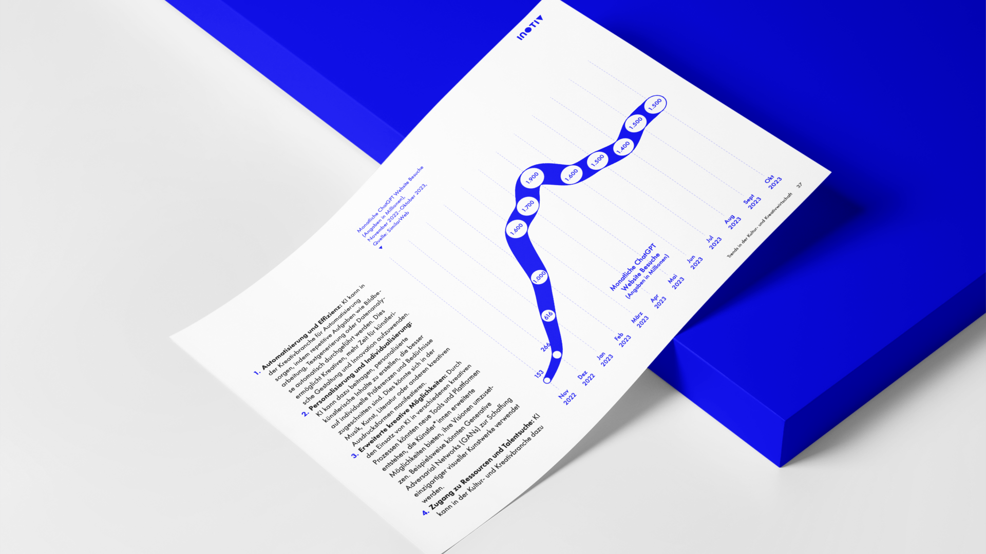 Ein Bild zeigt ein Dokument mit einer Infografik, die eine blaue Linie mit Kreisen und verbundenen Punkten von 2007 bis 2021 darstellt, welche wichtige Daten und Ereignisse auf einem Zeitstrahl markiert. Jeder Punkt auf der Linie ist mit einem Jahr und einer kurzen Beschreibung versehen.